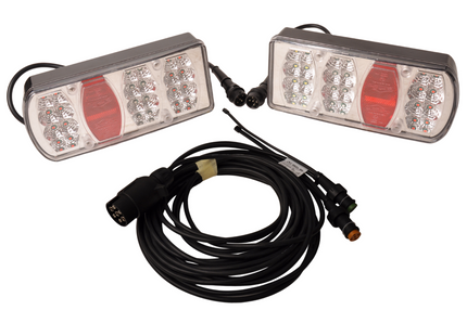 Aspock Led set - 5 meter - 7 polig - aftakkingen