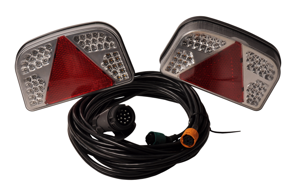 Aspock LED set met 8 meter hoofdkabel - 13 polig