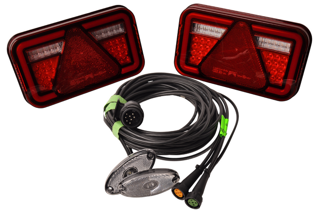 Aspock LED verlichtingsset - Aspock Multiled 4 - 13 polig - Plug & Play - incl. markeringsverlichting