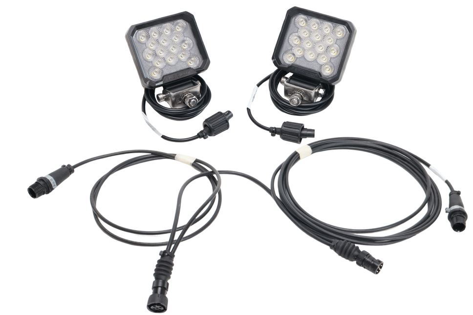 Aspock LED werklamp set - 5-pin Aspöck bajonet - 2500 lumen - Plug & Play
