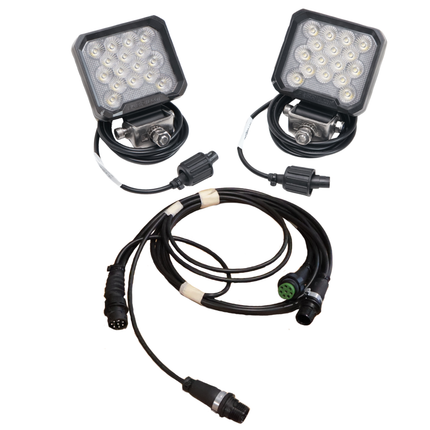 Aspock LED werklamp set - 8-pin Aspöck bajonet - 2500 lumen - Plug & Play
