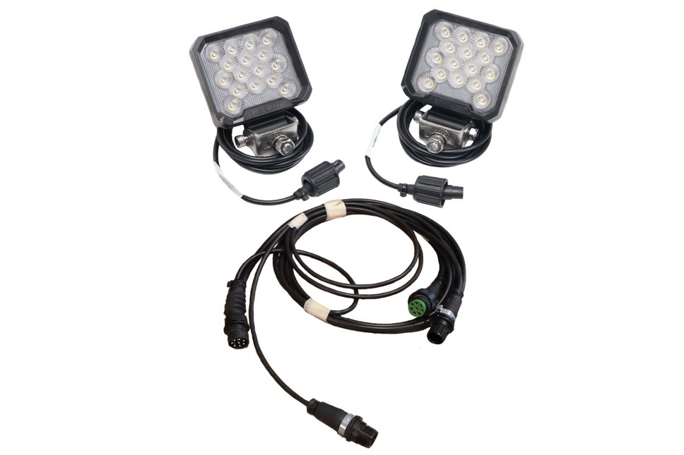 Aspock LED werklamp set - 8-pin Aspöck bajonet - 2500 lumen - Plug & Play