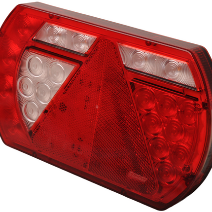 Aspock Lucidity achterlicht links  236x140x24,3  mm - extra smal - eenvoudig aan te sluiten met Aspöck connectoren