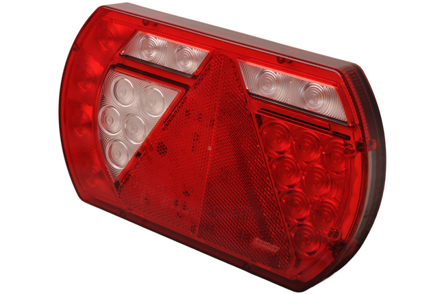 Aspock Lucidity achterlicht links  236x140x24,3  mm - extra smal - eenvoudig aan te sluiten met Aspöck connectoren