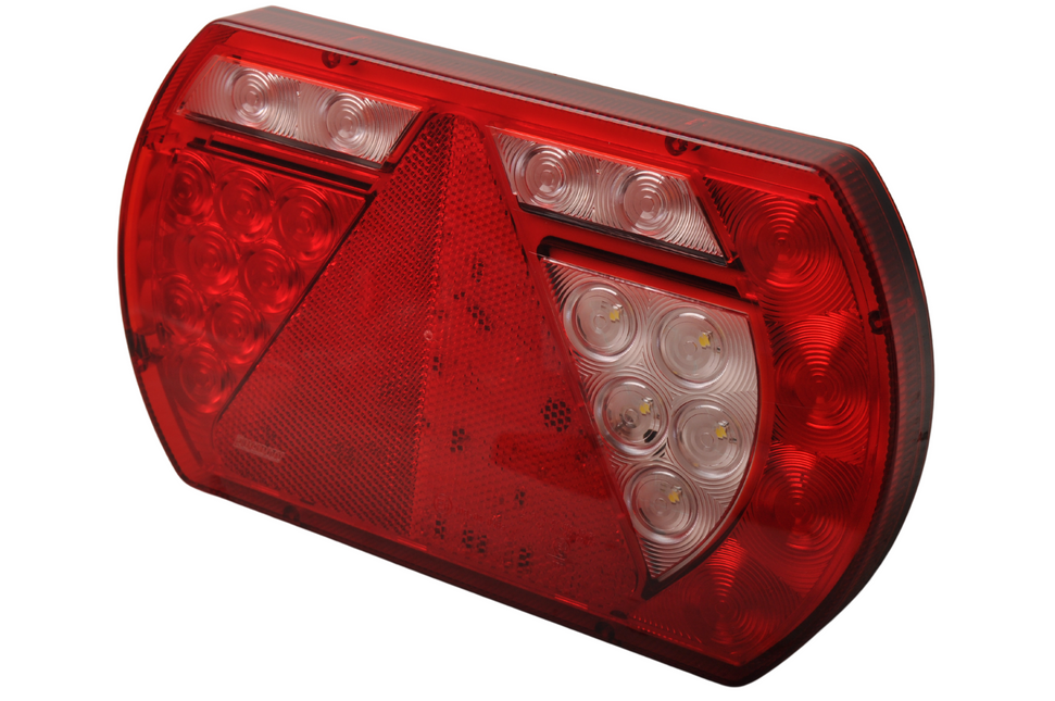 Aspock Lucidity achterlicht rechts 236x140x24,3  mm - extra smal - eenvoudig aan te sluiten met Aspöck connectoren