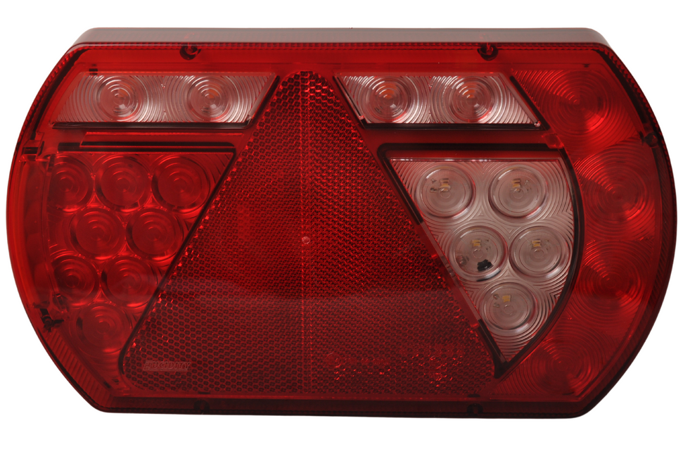 Aspock Lucidity achterlicht rechts 236x140x24,3  mm - extra smal - eenvoudig aan te sluiten met Aspöck connectoren