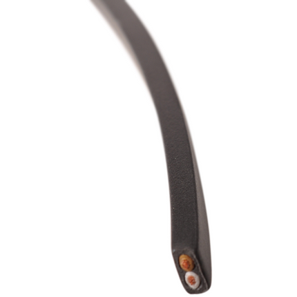 Aspock Platte kabel 2-aderig voor Aspöck per meter - 2x0,75 mm²