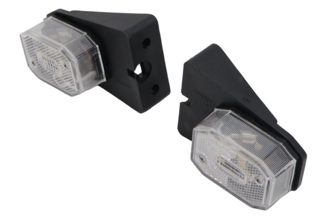 Aspock Set van 2 Aspock flexipoint breedtelichten - wit - 50 cm