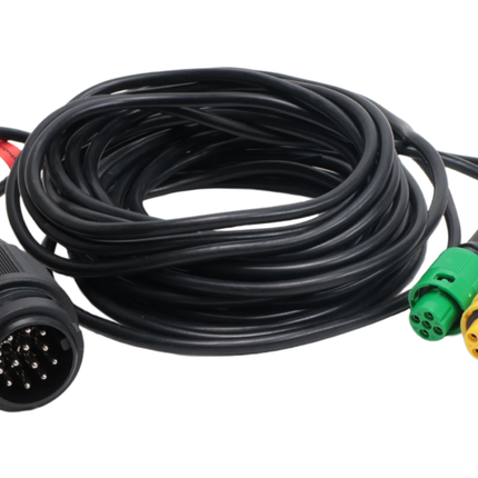 Aspock Type Aspöck hoofdkabel - 4 meter - 13-polig - 2x 5-polige connector