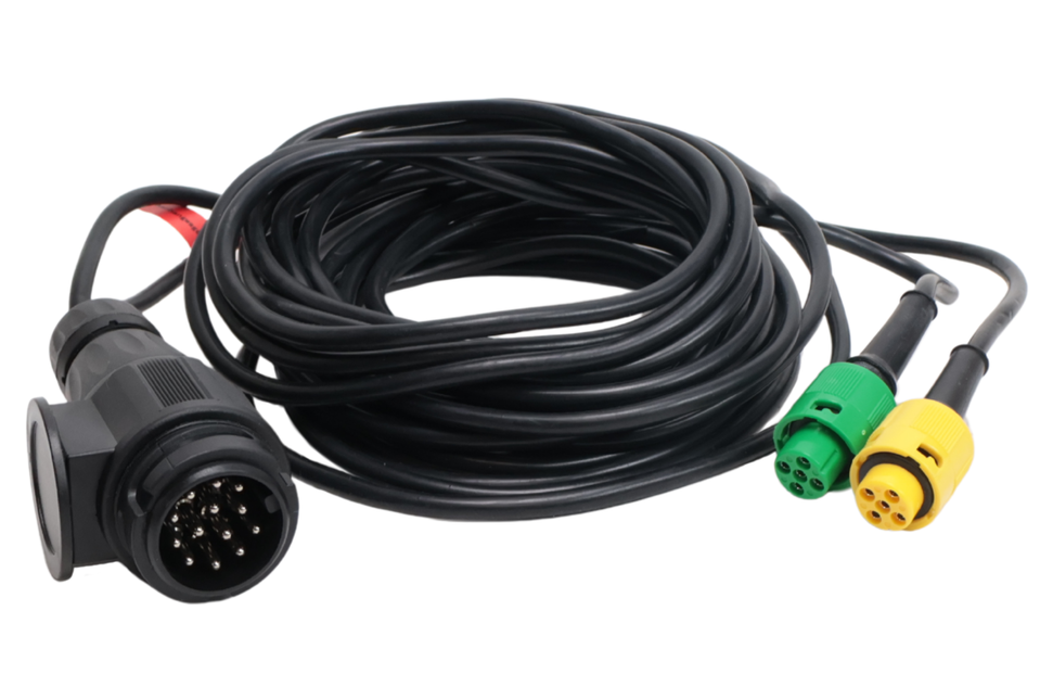 Aspock Type Aspöck hoofdkabel - 4 meter - 13-polig - 2x 5-polige connector