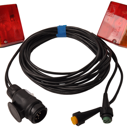 Aspock Verlichtingsset - Aspock Minipoint - 4,5 meter hoofdkabel - 13 polig - Plug & Play