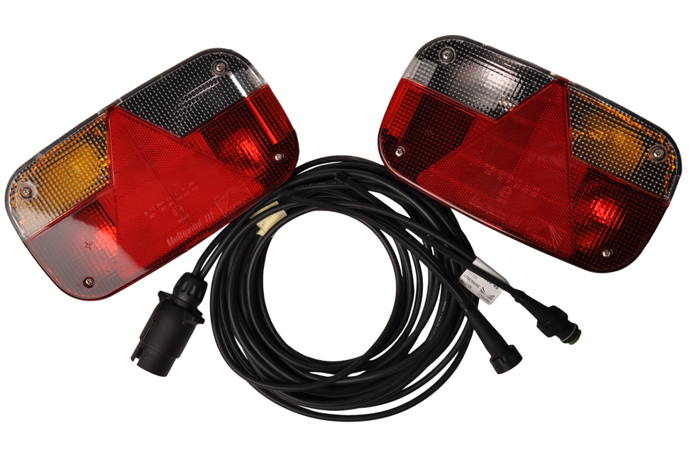 Aspock Verlichtingsset - Aspock Multipoint 3 - 5 meter hoofdkabel - 7 polig - Plug & Play - incl. aftakkingen