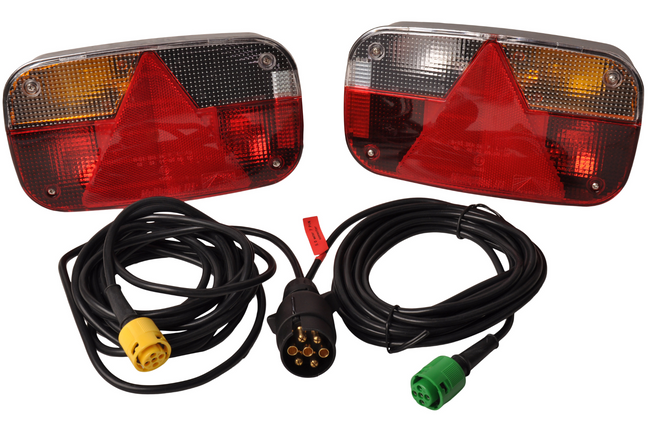 Aspock Verlichtingsset - Aspock Multipoint 3 - 5 meter hoofdkabel - 7-polig - Plug & Play