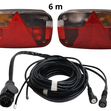 Aspock Verlichtingsset - Aspöck Multipoint 3 - 6 meter hoofdkabel - 13 polig - aftakkingen - Plug & play