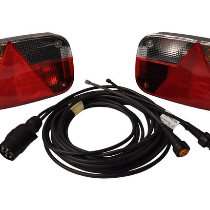 Aspock Verlichtingsset - Aspock Multipoint 3 - 7 polig - 5 meter hoofdkabel - incl. aftakkingen