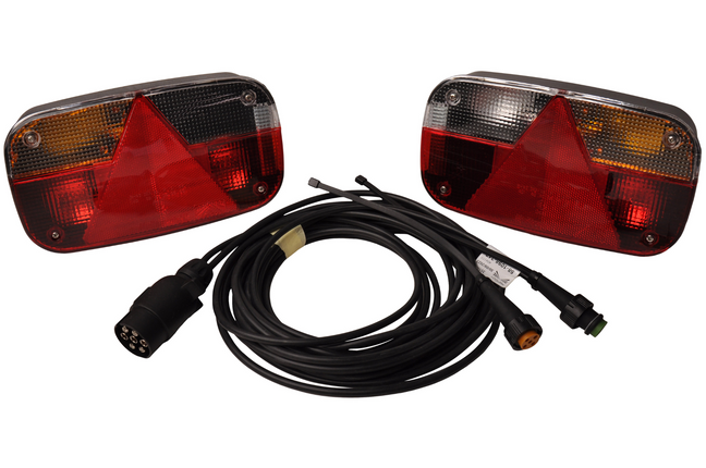 Aspock Verlichtingsset - Aspock Multipoint 3 - 7 polig - 5 meter hoofdkabel - incl. aftakkingen