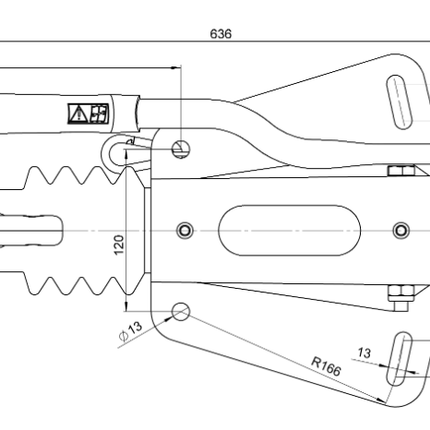 BPW BPW oplooprem aanhanger - ZAF 1,35-3 - maximaal trekvermogen: 1350 kg - V-dissel aansluiting