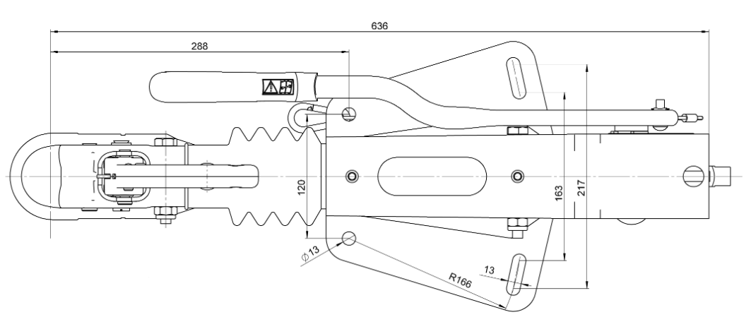BPW BPW oplooprem aanhanger - ZAF 1,35-3 - maximaal trekvermogen: 1350 kg - V-dissel aansluiting