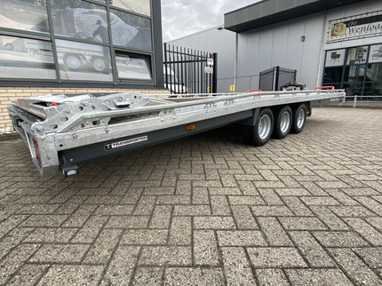 Brian James Brian James T autotransporter - 550x224 cm laadoppervlakte -3500 kg bruto laadvermogen -  hydraulisch kantelbaar met oprijklep