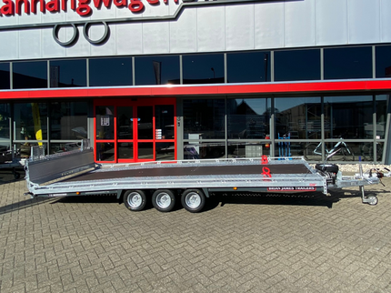 Brian James Brian James T6 autotransporter - 500x210 cm laadoppervlakte -3500 kg bruto laadvermogen -  hydraulisch kantelbaar met oprijklep