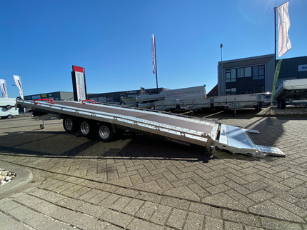 Brian James Brian James T6 autotransporter - 500x210 cm laadoppervlakte -3500 kg bruto laadvermogen -  Hydraulisch kantelbaar met oprijklep