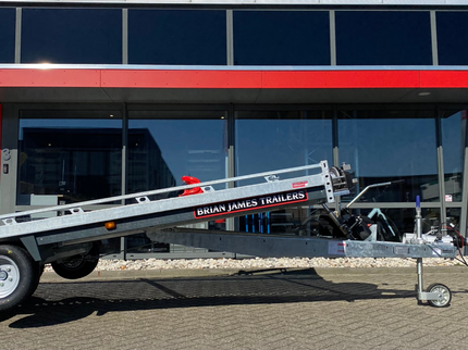 Brian James Brian James T6 autotransporter - 500x210 cm laadoppervlakte -3500 kg bruto laadvermogen -  Hydraulisch kantelbaar met oprijklep