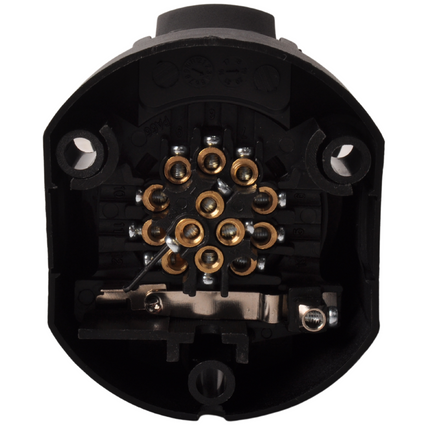 Cantonal 13-polige stekkerdoos - inclusief afdichtingsrubber - inclusief microswitch voor mistachterlicht