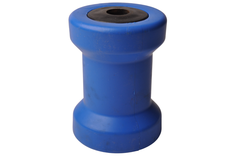 Cantonal 133x75 mm kielrol blauw 21 mm naafdiameter