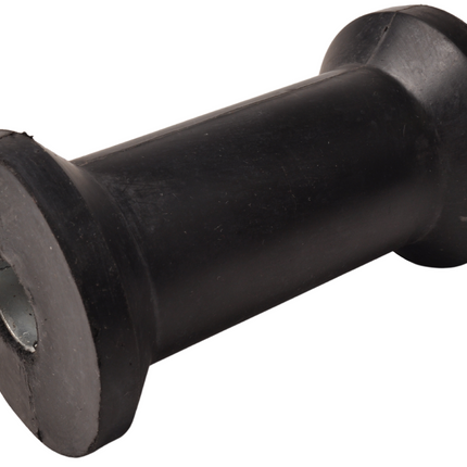 Cantonal 136x75 mm kielrol zwart 22 mm naafdiameter