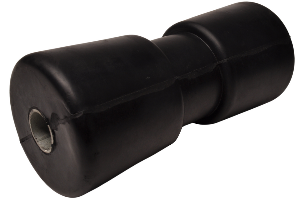 Cantonal 188x83 mm kielrol zwart 21 mm naafdiameter