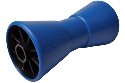 Cantonal 200x104 mm kielrol blauw 22 mm naafdiameter