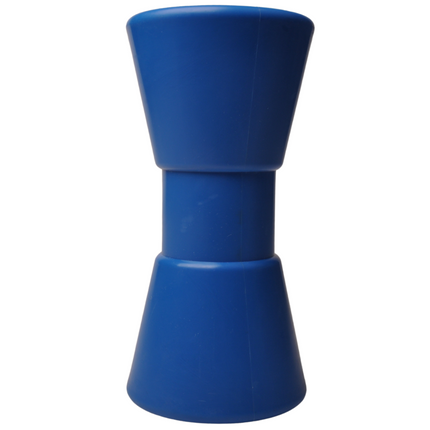 Cantonal 200x104 mm kielrol blauw 22 mm naafdiameter