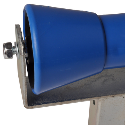 Cantonal 200x85 mm kielrol blauw compleet op T steun