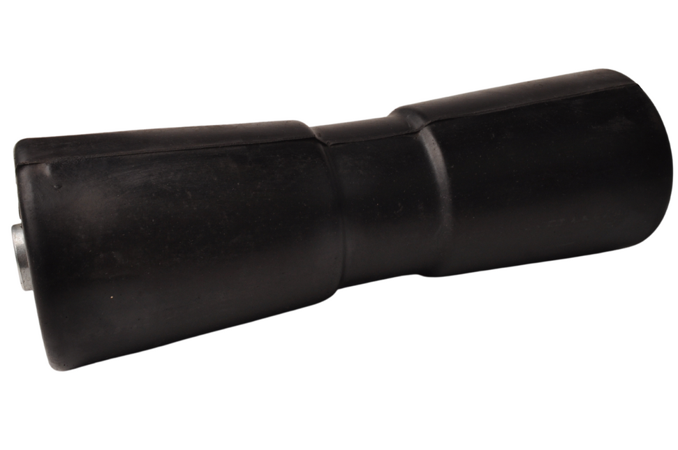 Cantonal 287x93 mm kielrol zwart 20 mm naafdiameter