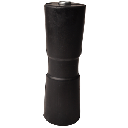 Cantonal 287x93 mm kielrol zwart 20 mm naafdiameter