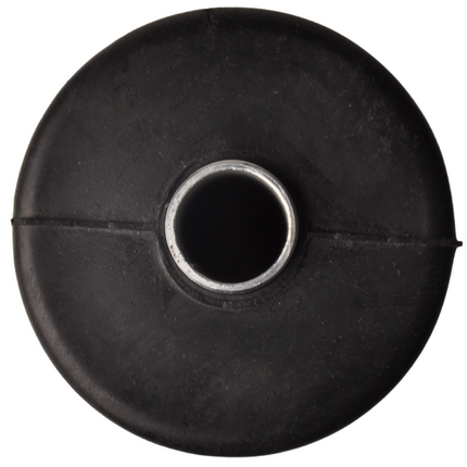 Cantonal 287x93 mm kielrol zwart 20 mm naafdiameter