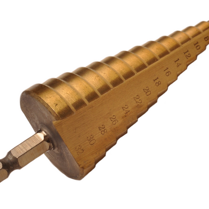Cantonal 3 stuks stappenboren plaatfrezen met titanium coating