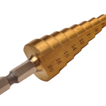 Cantonal 3 stuks stappenboren plaatfrezen met titanium coating