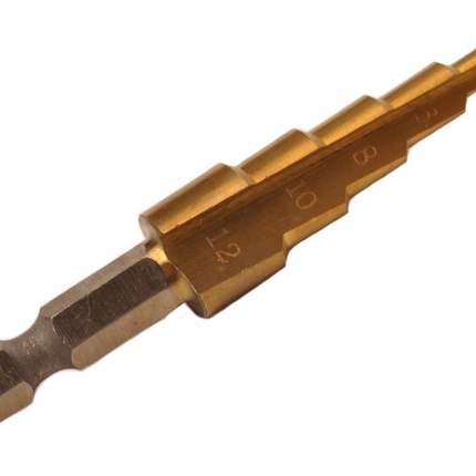 Cantonal 3 stuks stappenboren plaatfrezen met titanium coating