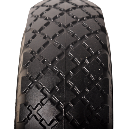Cantonal 3.00-4 steekwagenwiel - anti-lek en kunststof velg - 125 kg maximale belasting - 25 mm asgat/naafdiameter - inclusief rollager