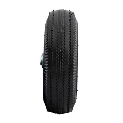 Cantonal 3.50-4 steekwagenwiel - luchtband en stalen velg - 75 kg maximale belasting - 16 mm asgat/naafdiameter - inclusief kogellager