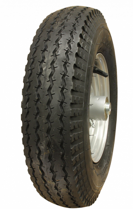 Cantonal 4.80/4.00-8 wiel - luchtband met stalen velg - 340 kg maximale belasting - 12,3 mm asgat/naafdiameter