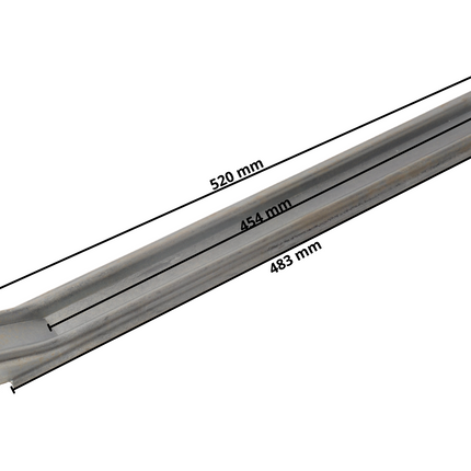 Cantonal Achterbord scharnier 52 cm
