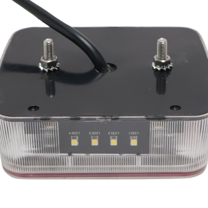 Cantonal Achterlicht - Cantonal LED - links - 100x100x35 mm - klein formaat