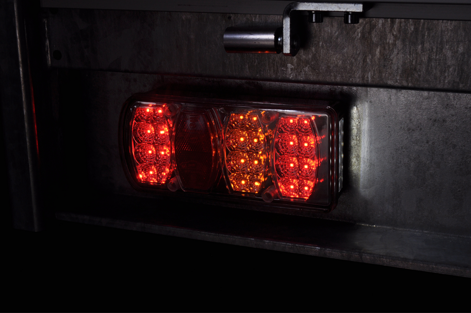 Cantonal Achterlicht - Cantonal LED - links - 228x100x53 mm - 5-polige connector