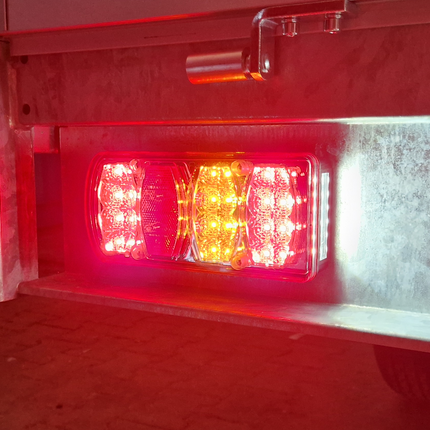 Cantonal Achterlicht - Cantonal LED - links - 228x100x53 mm - 5-polige connector
