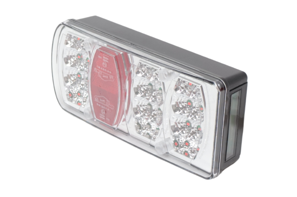 Cantonal Achterlicht - Cantonal LED - links - 228x100x53 mm - Aspöck connector