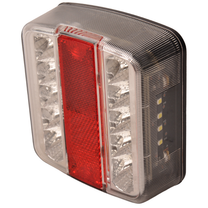 Cantonal Achterlicht - Cantonal LED - links/rechts - 4 functies - 105x98x35 mm - 5-polige connector