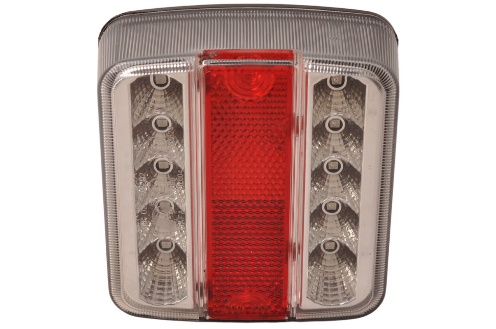 Cantonal Achterlicht - Cantonal LED - links/rechts - 4 functies - 105x98x35 mm - 5-polige connector