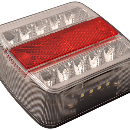 Cantonal Achterlicht - Cantonal LED - links/rechts - 4 functies - 105x98x35 mm - 5-polige connector